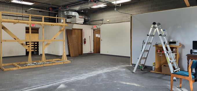 empty room - wall removed